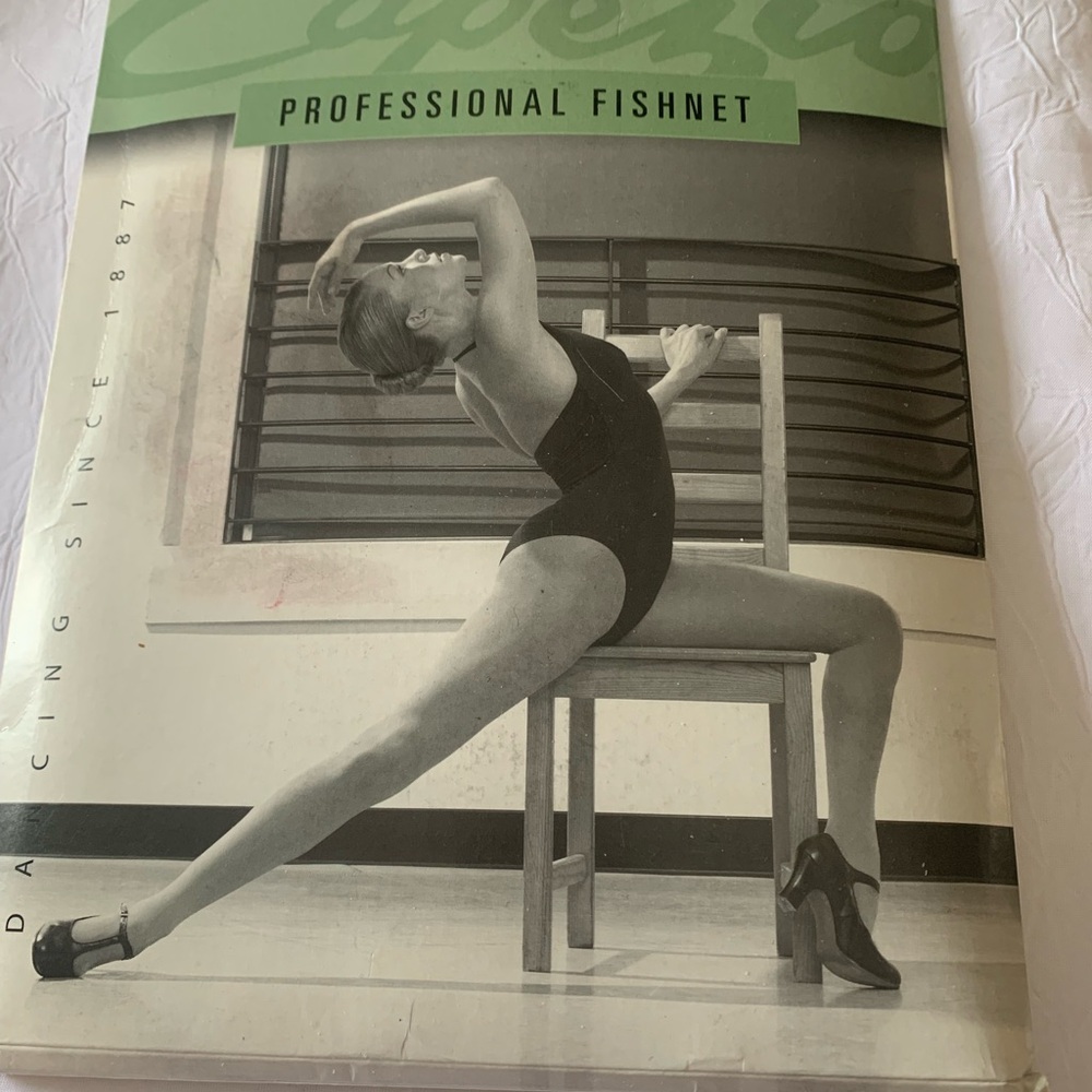 Capezio Professional Fishnet Tights, sun, size XL